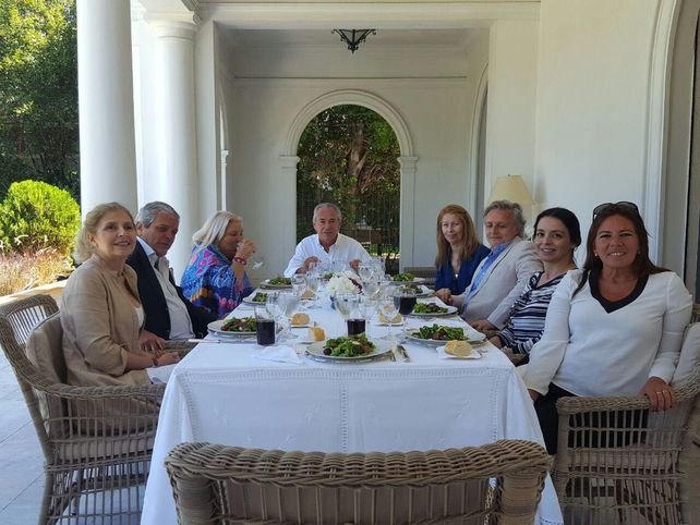 Lilita Carrió visitó a Mario Barletta en Uruguay