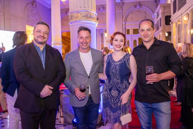 Horacio Castillo, Sebastián Núñez, Nazarena Vidal e Ismari Barrile