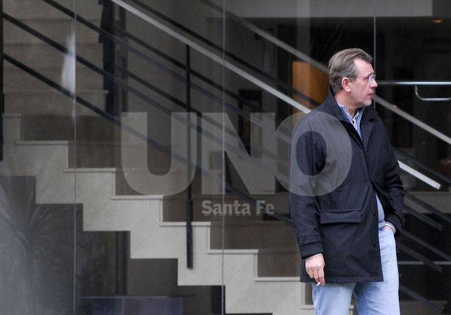 Investigado. Germán Lerche administró las arcas del Club Colón durante más de seis años / Foto: Juan Manuel Baialardo - Uno Santa Fe