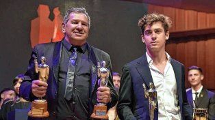 Franco Colapinto y Dibu Martínez se llevaron el Olimpia de Oro compartido
