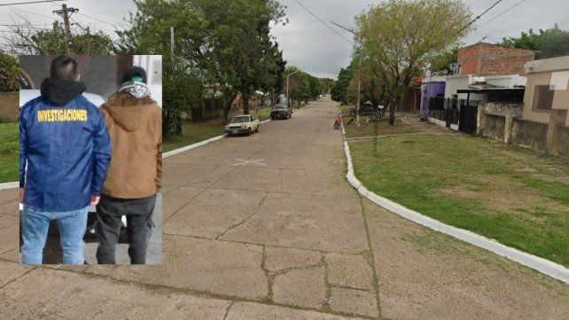 Jeremías Ramírez fue trasladado a la UP. Foto: el lugar donde murió Martínez.