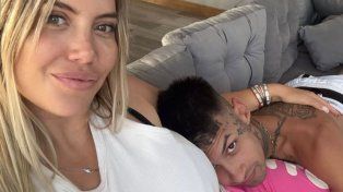 Wanda Nara y L-Gante llevaron a sus hijas a vacacionar a la costa argentina