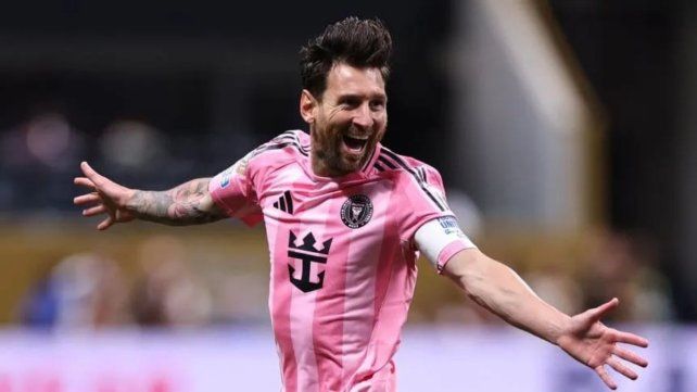 Lionel Messi y una muestra de su calidad a pesar de los años.