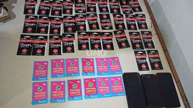 Parte del botín que abandonaron los delincuentes en su huida