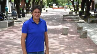 Con orgullo. “Basta de inundaciones”, dijo el intendente Santacroce.