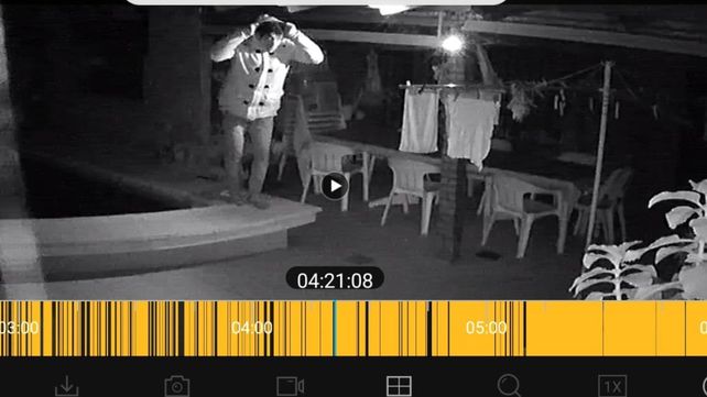 Captura de video. Vecinos de barrio Santa Lucía