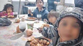 Los cuatro chicos estaban abandonados y con hambre