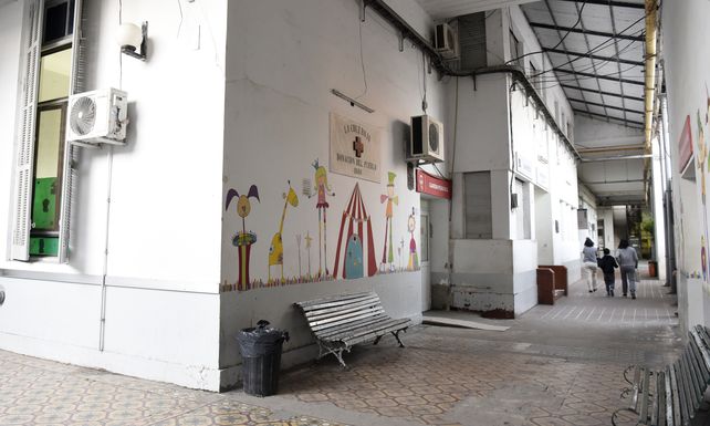 Hospital Provincial. Una alternativa en estudio es sumar plazas en un módulo instalado en el patio del efector.&nbsp;