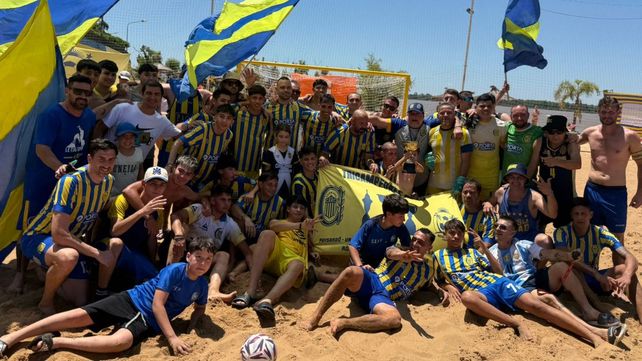 Los dueños de la arena. Central se coronó en una gran final en Rosario ante River Plate. El fútbol playa es canalla.