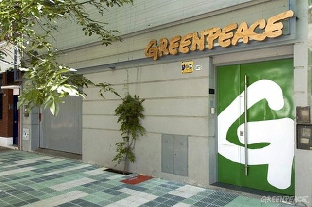 Escenario. Fachada del inmueble donde la organización ambientalista tiene sus oficinas en Buenos Aires.