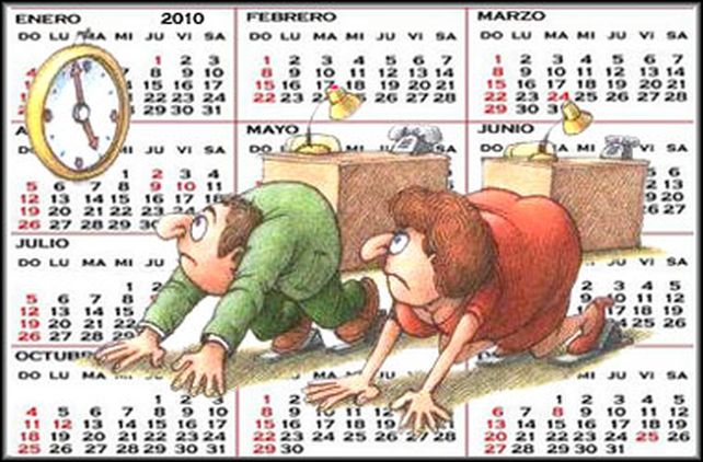 2010: cu&aacute;les ser&aacute;n los d&iacute;as feriados inamovibles y los trasladables