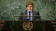Javier Milei habla ante la ONU