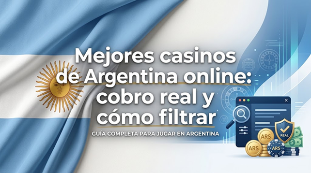 Mejores casinos de Argentina online: cobro real y cómo filtrar