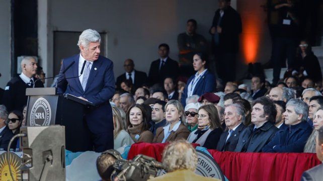 El presidente de la Sociedad Rural