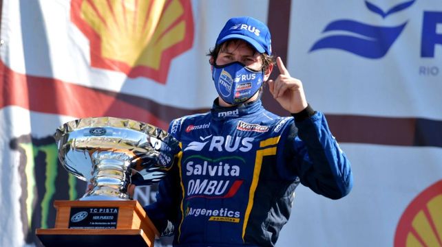 Pedro Boero pudo festejar en el TC Pista. Segundo en clasificación