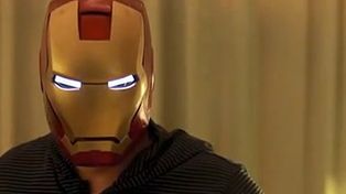 Un asaltante robó un banco con una bomba falsa, una máscara de Iron Man y un consolador