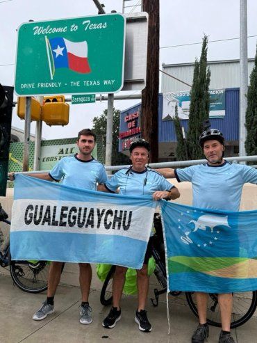 De Gualeguaychú a Kansas en bicicleta: la aventura de tres entrerrianos
