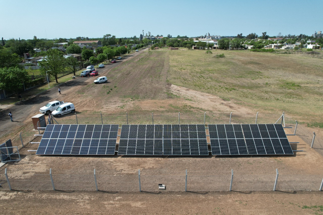 María Teresa, localidad de alrededor de 4500 habitantes, se convirtió en la primera comunidad solar de la provincia de Santa Fe.