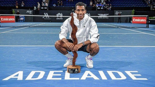 Félix Auger-Aliassime se coronó campeón en Adelaida