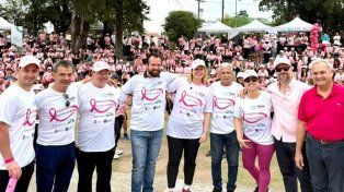 La Municipalidad acompañó una nueva edición de la campaña “Santoto se viste de Rosa”