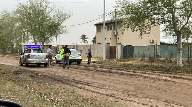 La policía y la Guardia Urbana de Roldán tuvieron que controlar a los feroces animales.