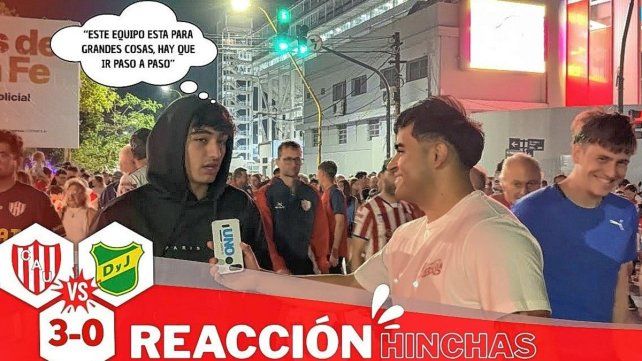 La reacción de los hinchas de Unión tras sellar la permanencia y darle rienda suelta a la ilusión La reacción de los hinchas de Unión tras sellar la permanencia y darle rienda suelta a la ilusión