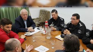 Lifschitz y Pullaro visitaron la Jefatura de la Unidad Regional I