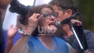 Paro docente: un acto sin porcentajes pero con pedido de cláusula gatillo