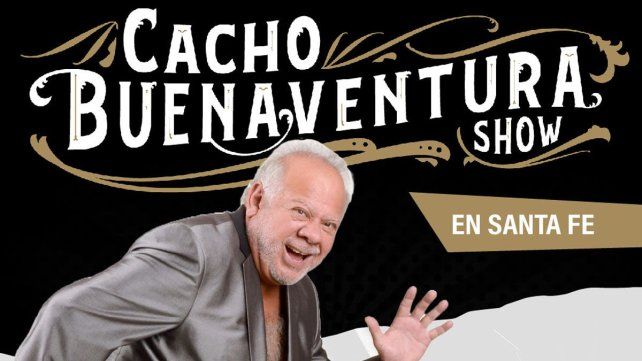 Cacho Buenaventura llega a Santa Fe con su show de relatos