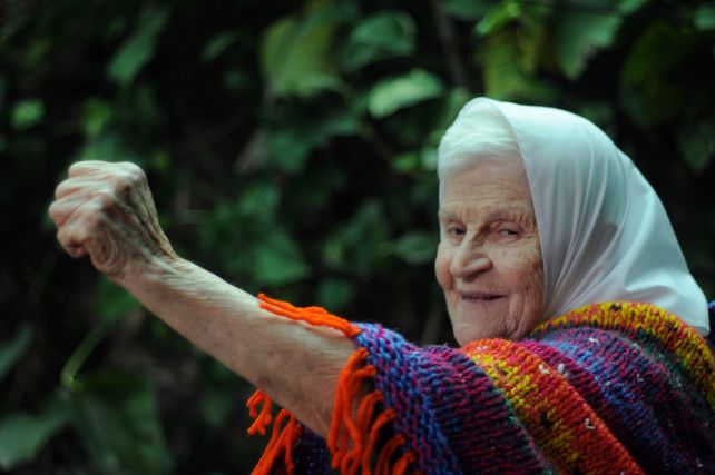 Herminia Severini, Madre de Plaza 25 de Mayo. Luchadora incansable por la democracia.