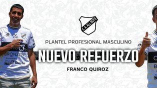 El concordiense Franco Quiroz es nuevo jugador de All Boys.