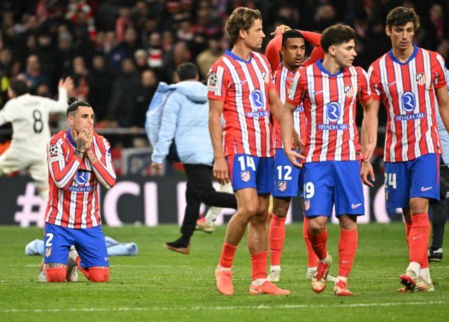 Atlético Madrid quedó afuera.