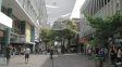 La intervención en la peatonal comenzó el fin de semana largo.