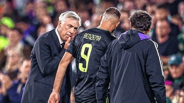 Karim Benzema se lesionó en el partido de la Liga de Campeones