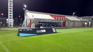 Así lucia el River Camp. Pero no jugará el Millonario en la cancha.&nbsp;