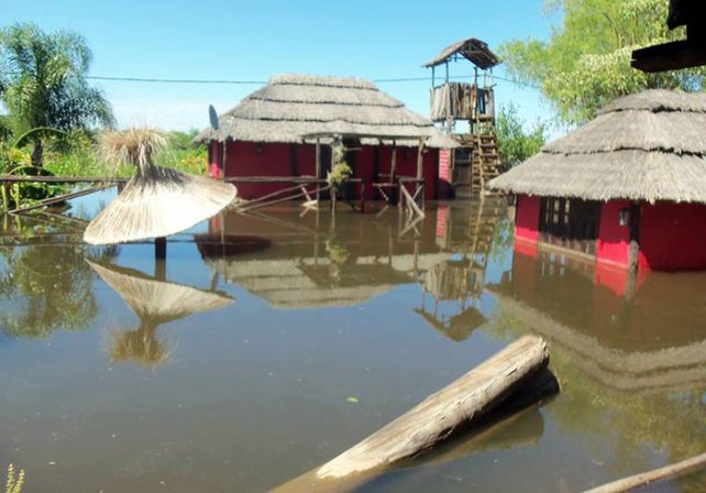 Arroyo Leyes. Una cabaña de la zona