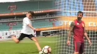 Lo dejó con la boca abierta: el golazo del hijo del Pocho Lavezzi que se volvió viral