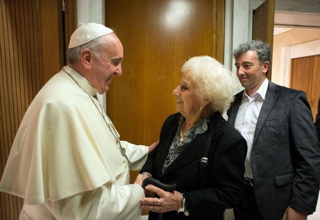 Estela de Carlotto se reunió con el Papa Francisco