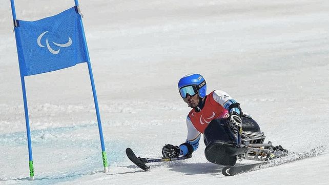 El argentino Enrique Plantey tuvo una buena faena en el inicio de los Juegos Paralímpicos de Invierno.