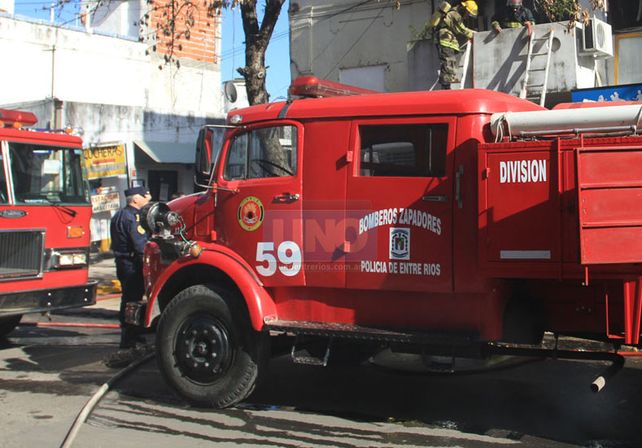 Se incendió una vivienda en los primeros minutos del 2016