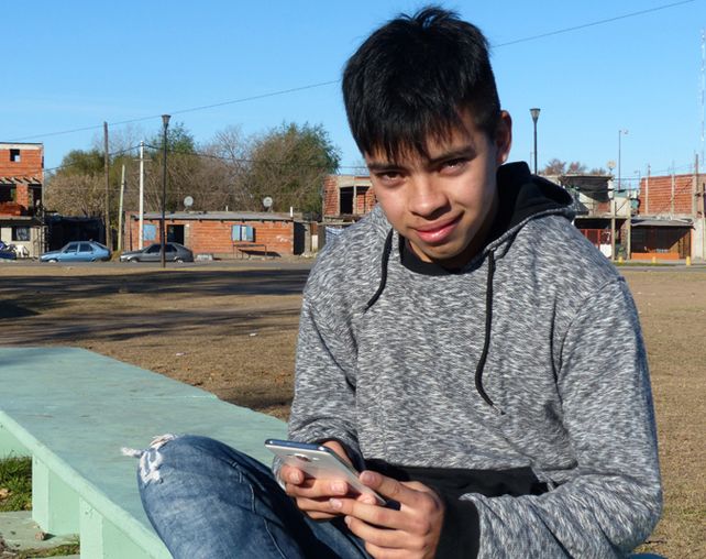 En el barrio. Nahuel