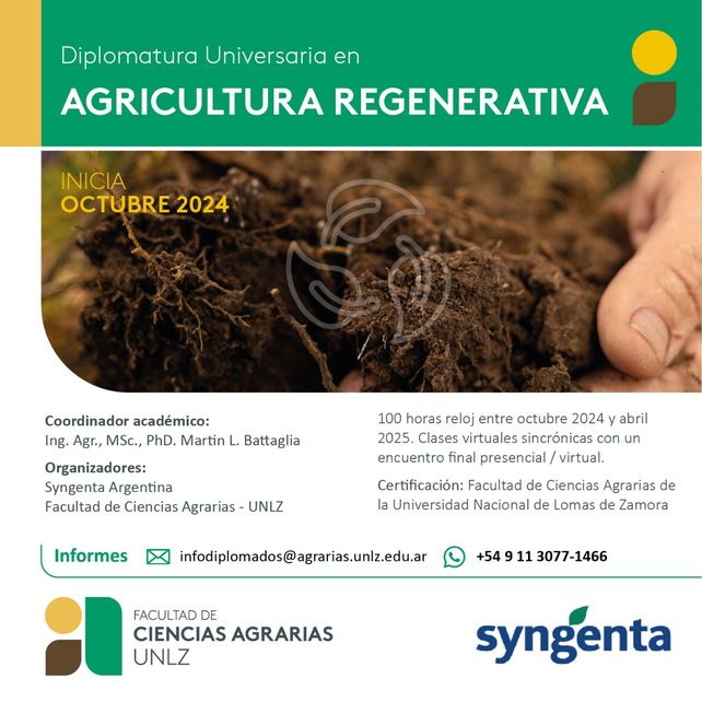 Lanzan la primera diplomatura en agricultura regenerativa