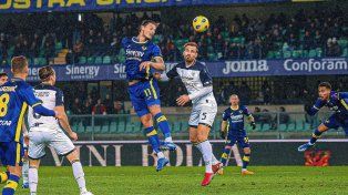 Hellas Verona empató y no pudo salir del descenso en el Calcio