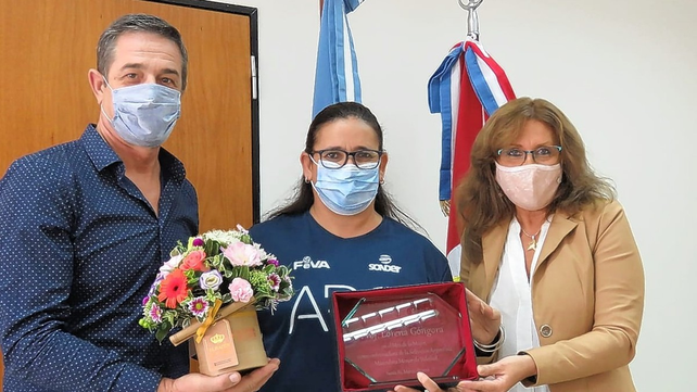 Claudia Giaccone reconoció a Lorena Góngora