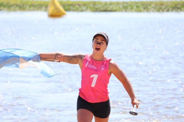 Juliette Duhaime repitió el oro conseguido en el sprint de 200 metros por los Juegos Suramericanos.