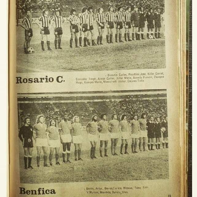 Copa de Yakarta. El gran equipo de Central de 1975 jugó contra Benfica de Portugal