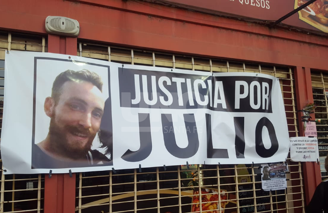 El frente del negocio donde mataron a Julio Cabal (h).
