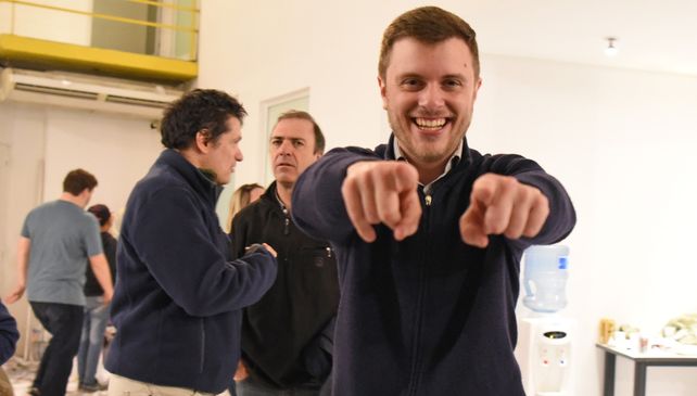 Exultante. El diputado provincial