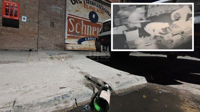 La distribuidora robada en barrio Santa Rosa de Lima