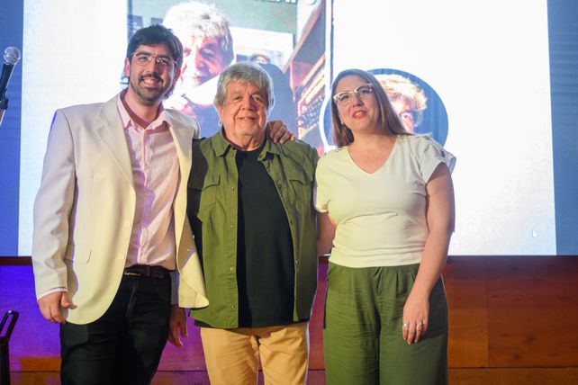 Andrés, Jorge y Celeste Cánepa.